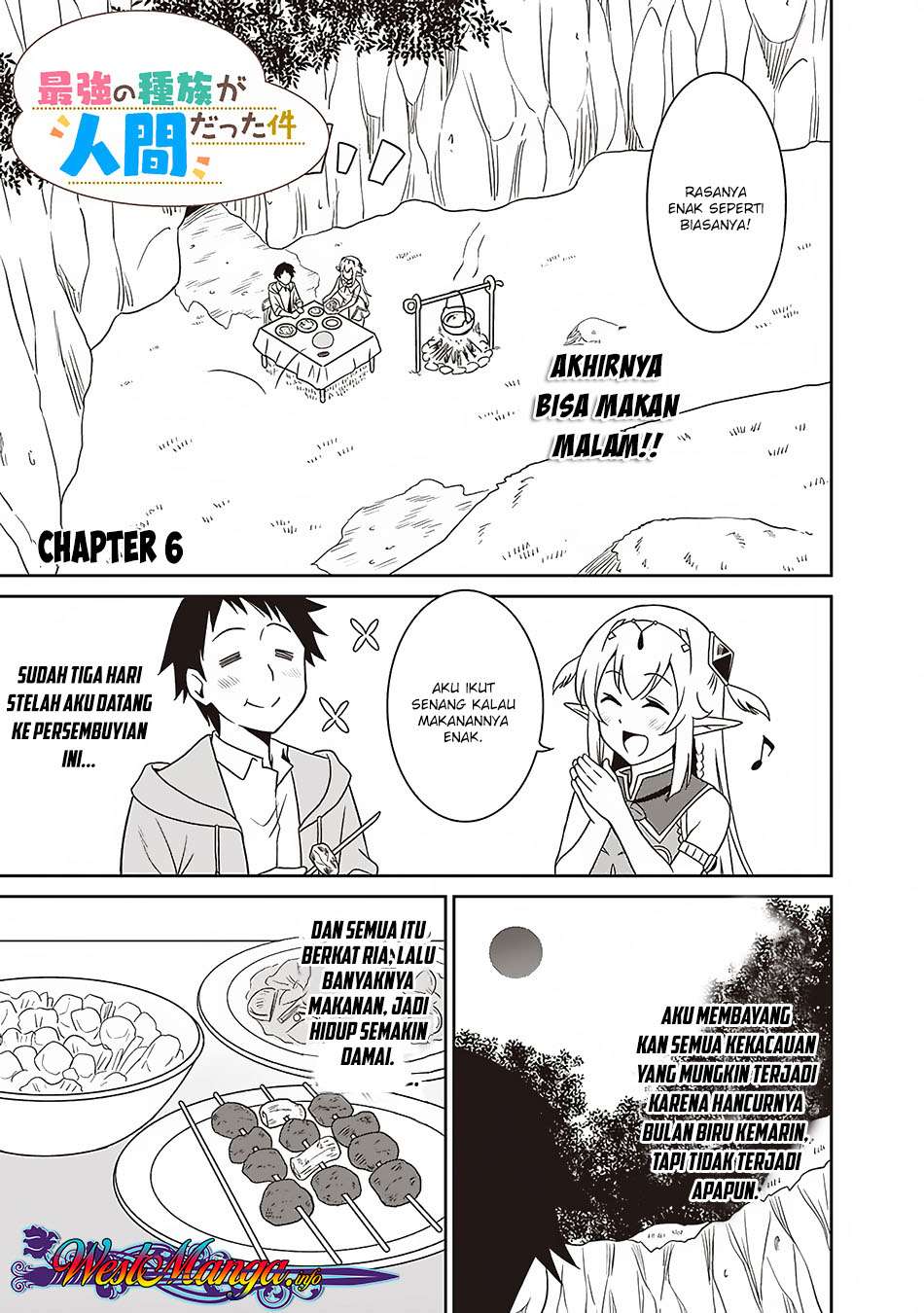 Baca Komik Saikyou no Shuzoku ga Ningen Datta Ken Chapter 6 Gambar 1