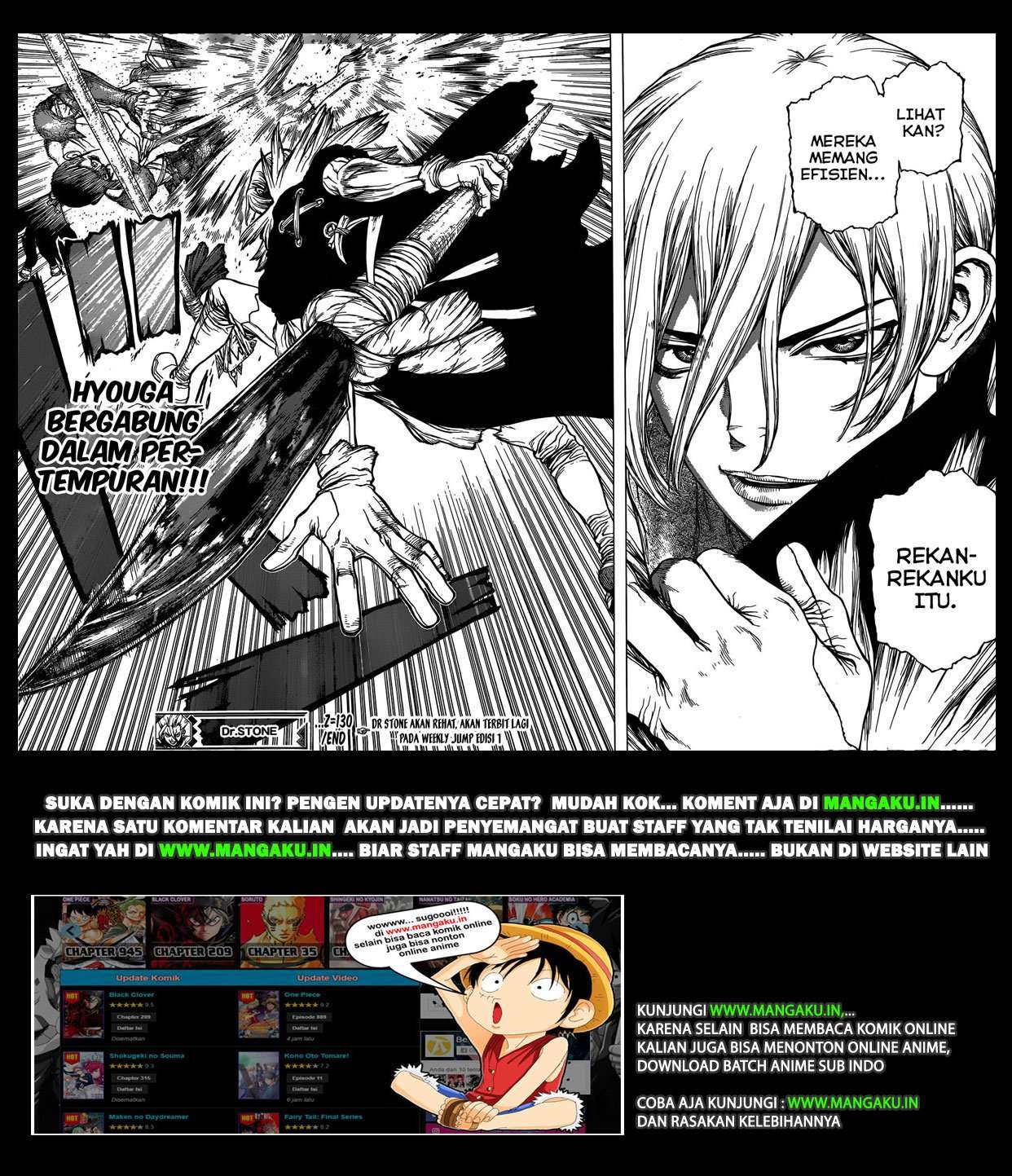 Dr. Stone Chapter 130 Gambar 21