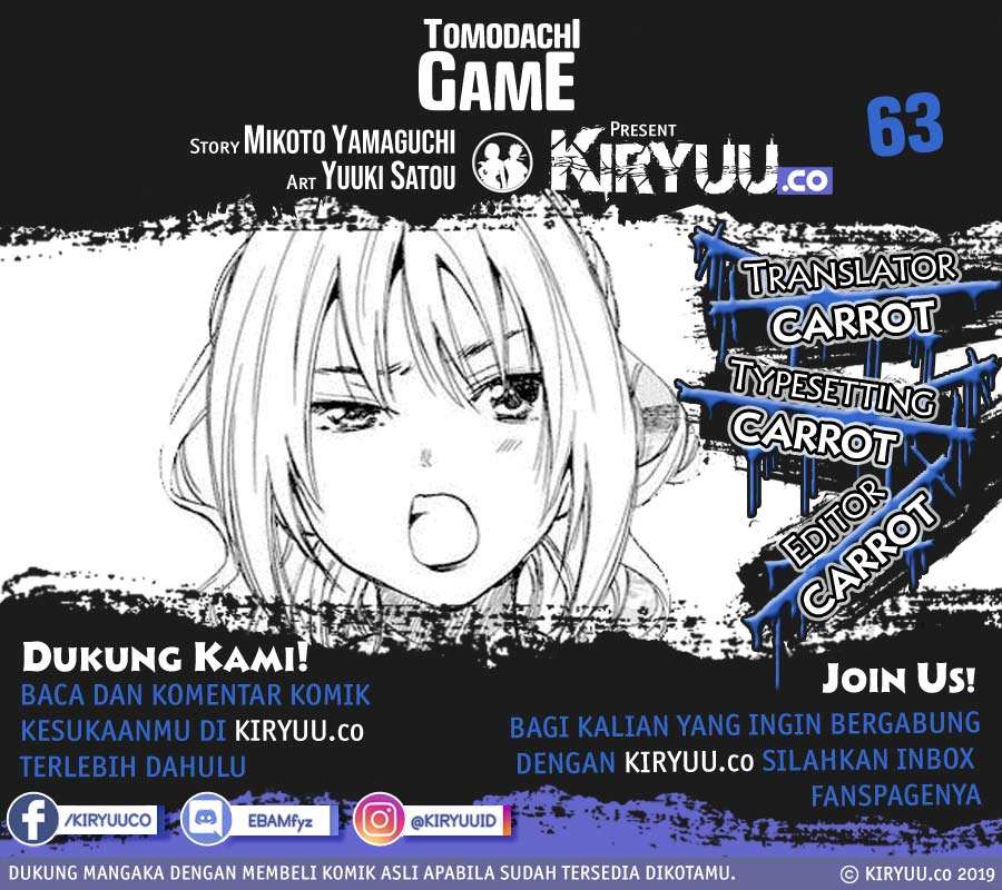 Baca Komik Tomodachi Game Chapter 63 Gambar 1