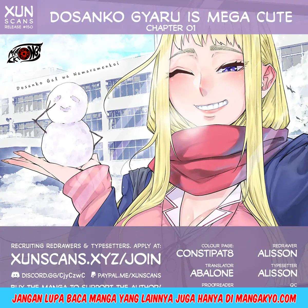 Baca Komik Dosanko Gyaru Is Mega Cute Chapter 1 Gambar 1