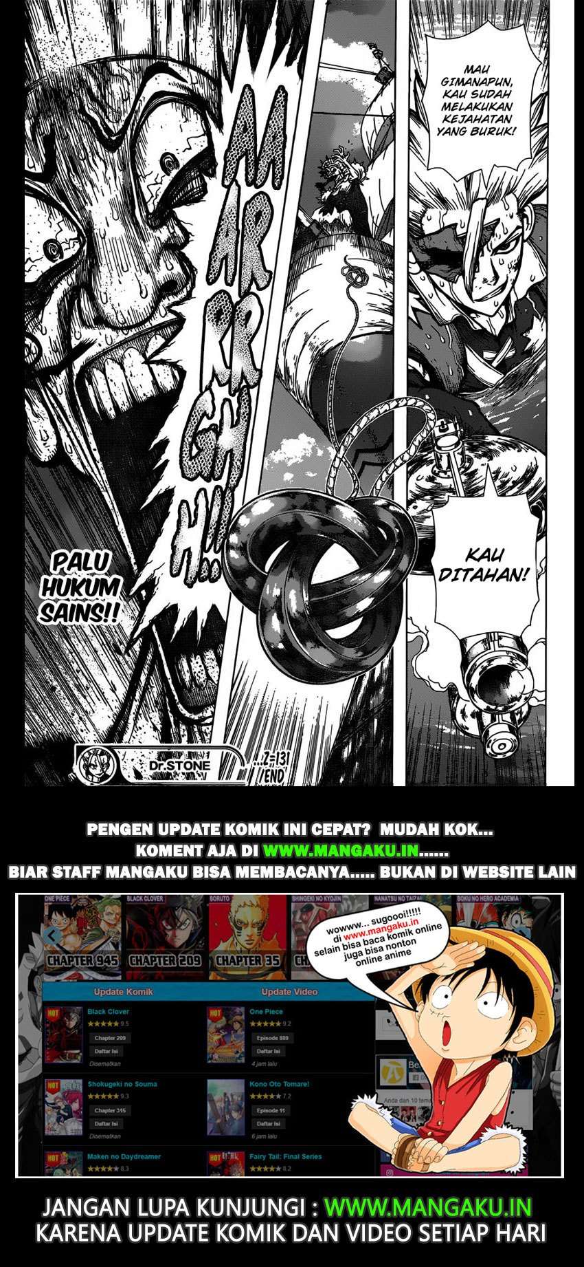 Dr. Stone Chapter 131 Gambar 18