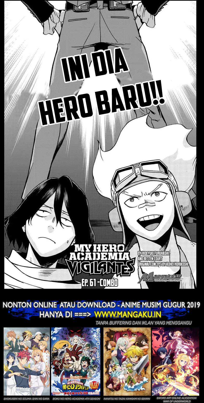 Baca Manga Vigilante: Boku no Hero Academia Illegal Chapter 61 Gambar 2