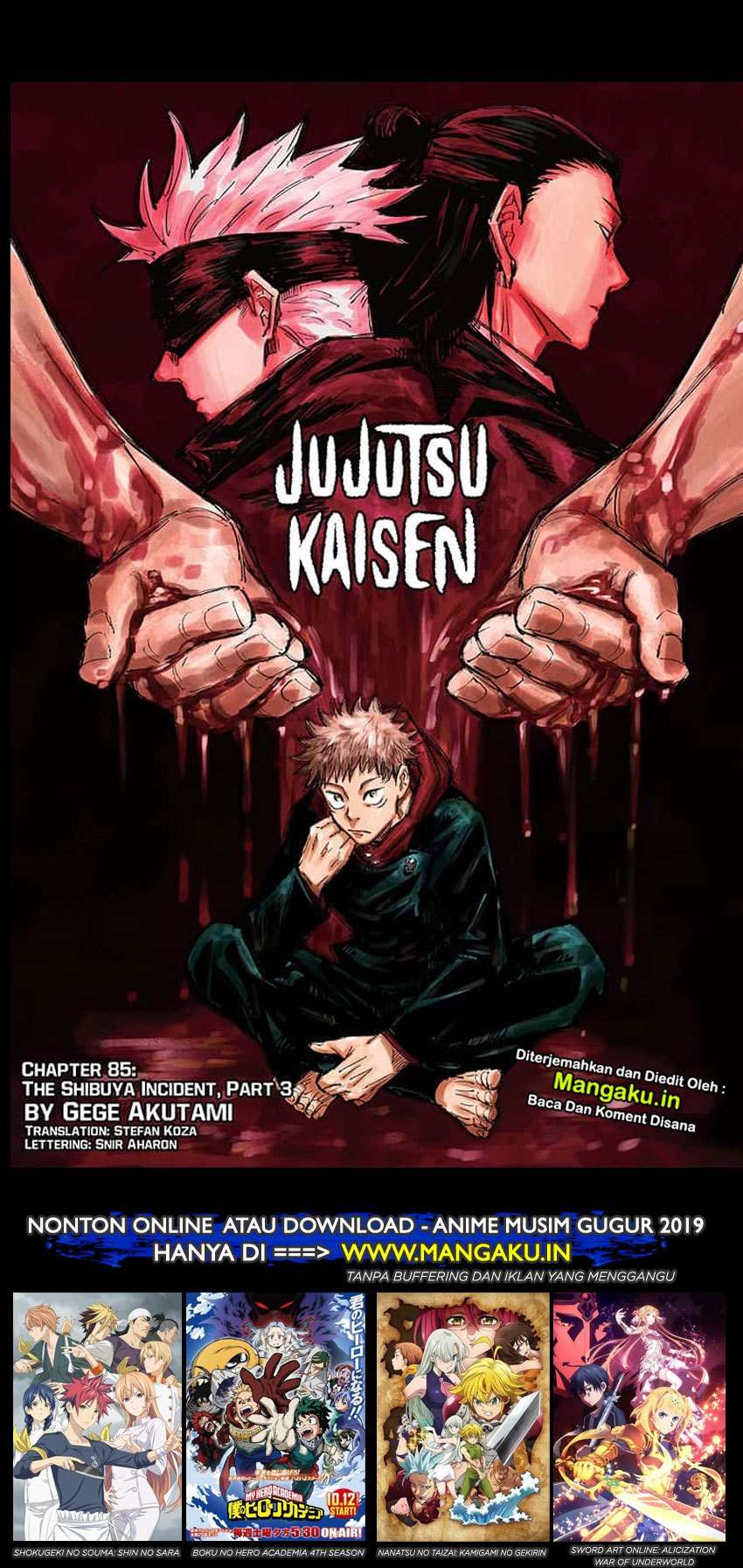 Baca Manga Jujutsu Kaisen Chapter 85 Gambar 2