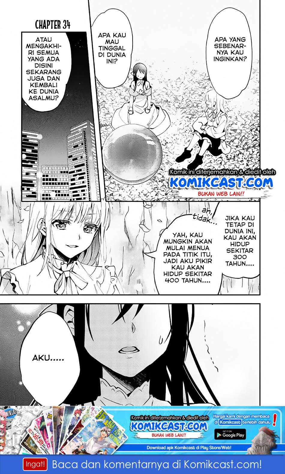 Baca Manga Isekai de “Kuro no Iyashi Te” tte Yobarete Imasu Chapter 34 Gambar 2