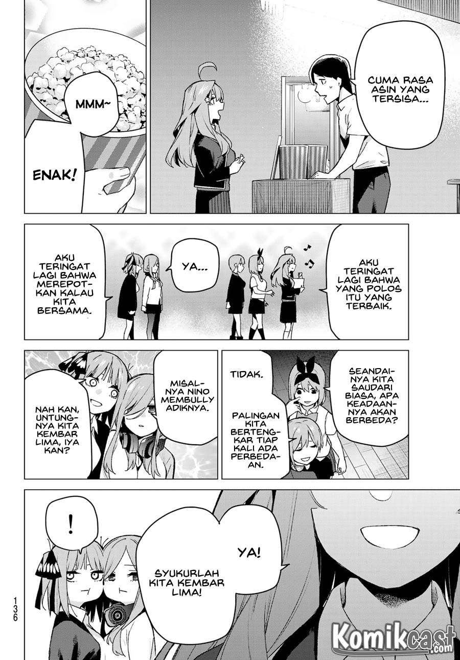 Go-toubun no Hanayome Chapter 112 Gambar 12