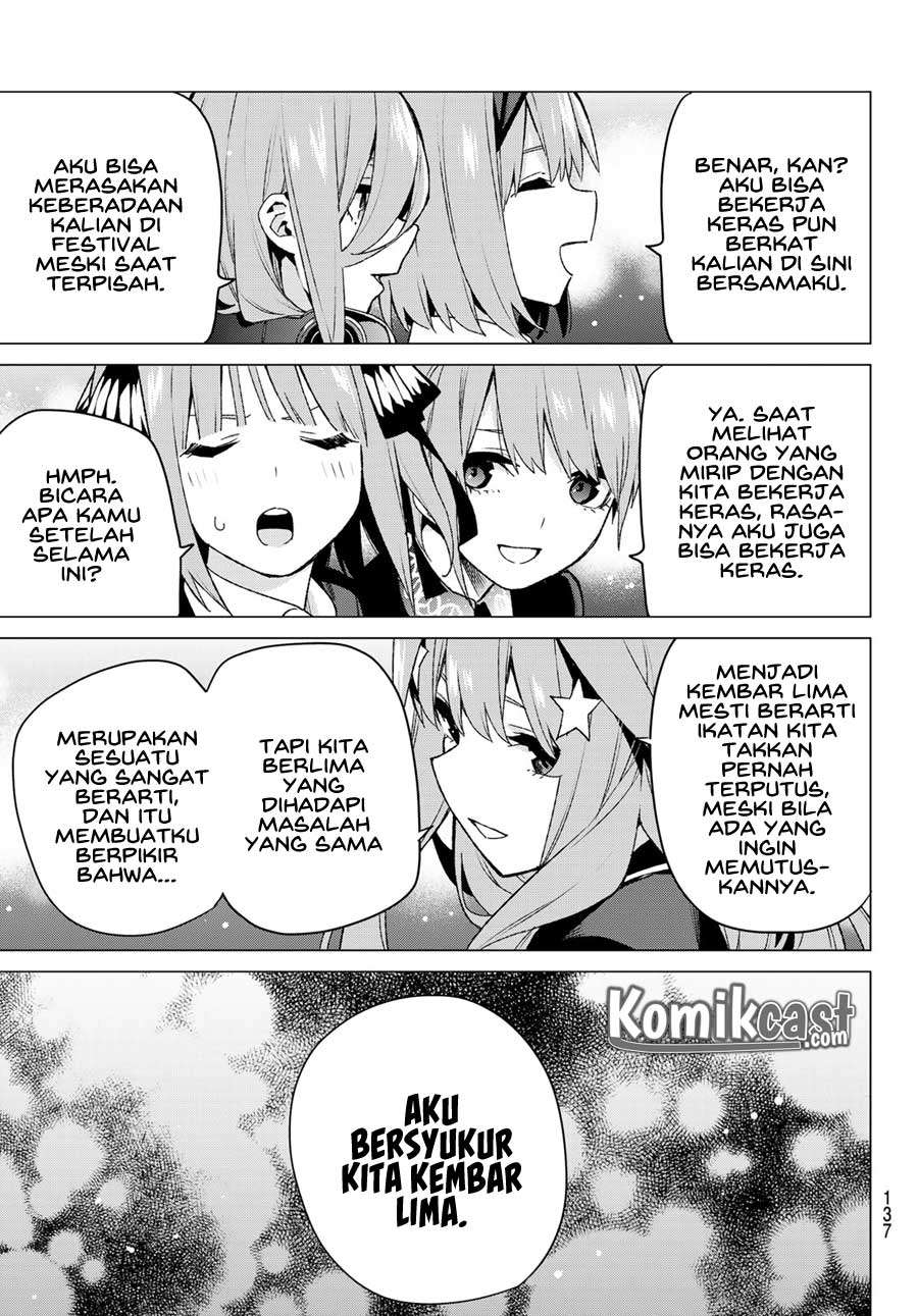 Go-toubun no Hanayome Chapter 112 Gambar 13