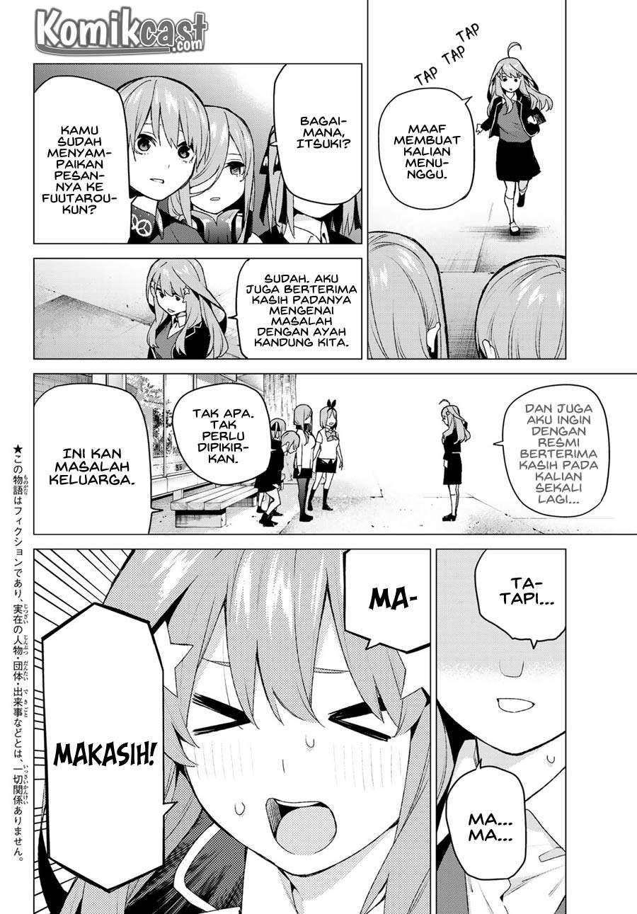 Go-toubun no Hanayome Chapter 112 Gambar 4