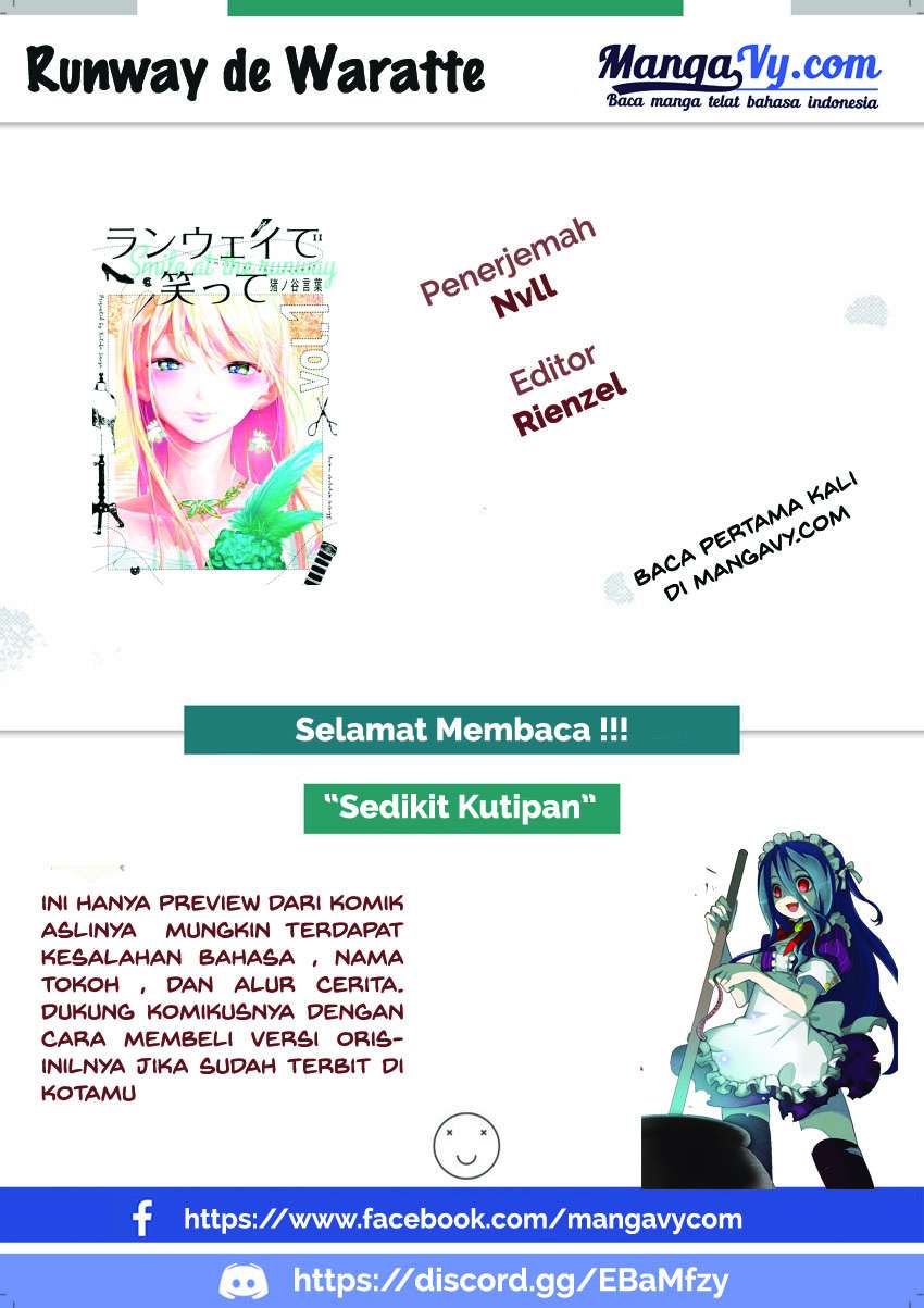 Baca Komik Runway de Waratte Chapter 17 Gambar 1