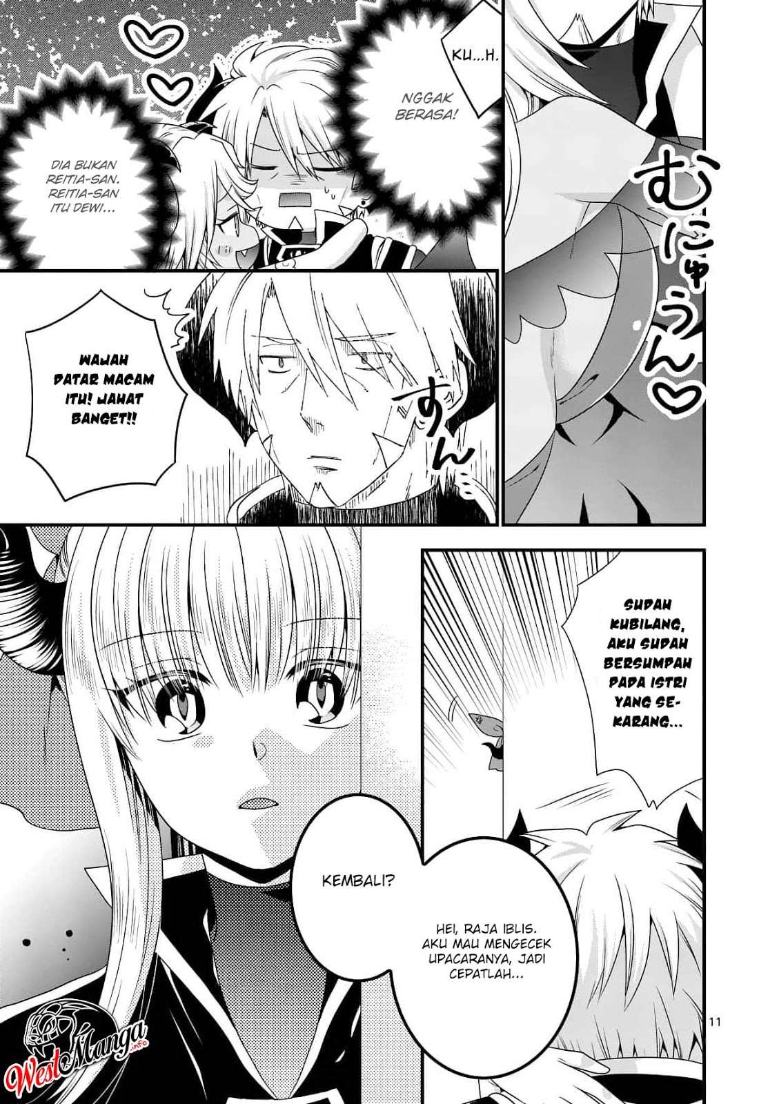 Maou desu Onna Yuusha no Hahaoya to Saikon Shita no de Onna Yuusha ga Giri no Musume ni Narimashita Chapter 17 Gambar 14