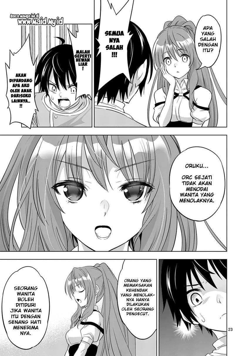 Shijou Saikyou Orc-san no Tanoshii Tanetsuke Harem Zukuri Chapter 1 Gambar 25