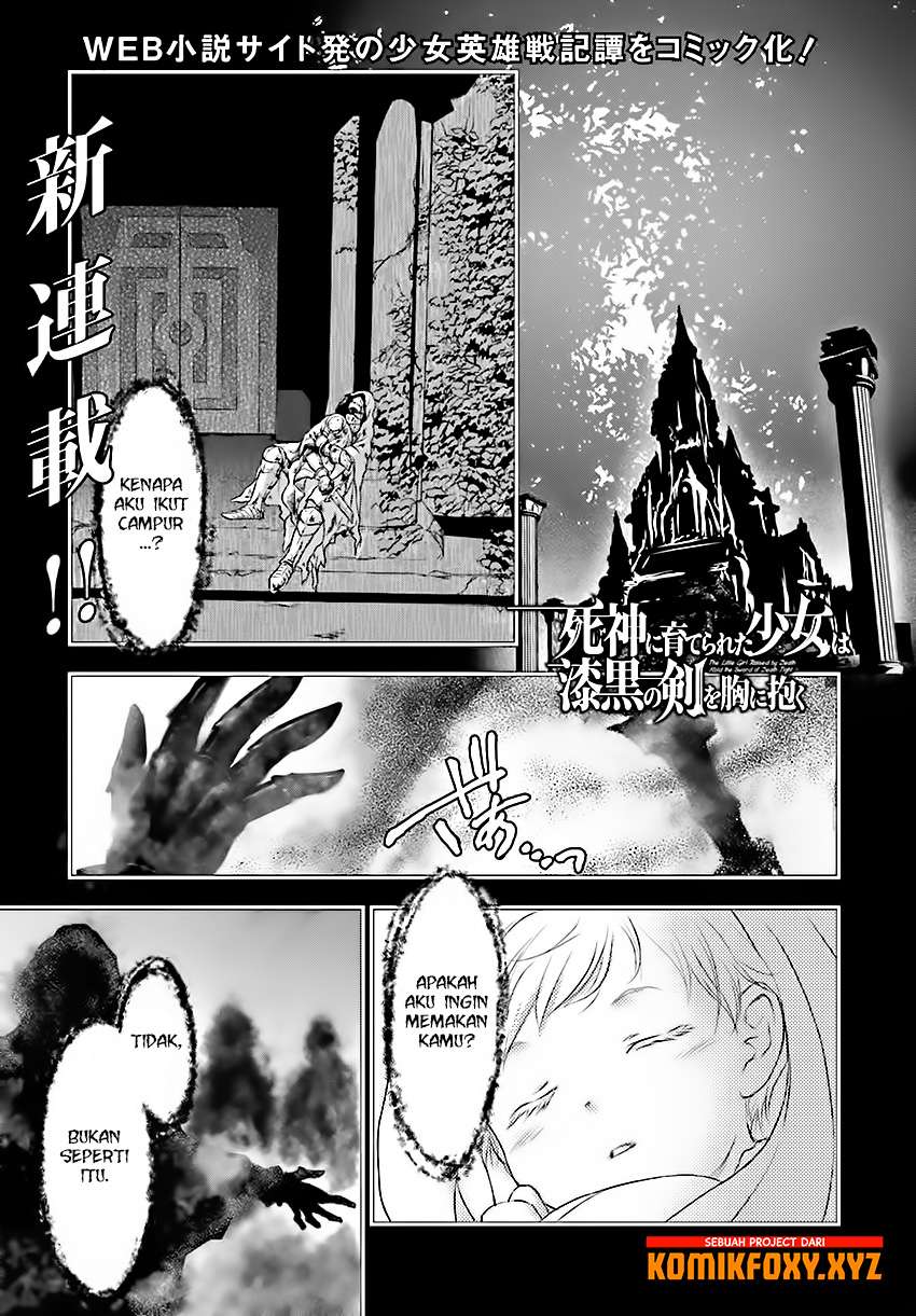 Baca Manga Shinigami ni Sodaterareta Shoujo wa Shikkoku no Tsurugi wo Mune ni Idaku Chapter 1 Gambar 2