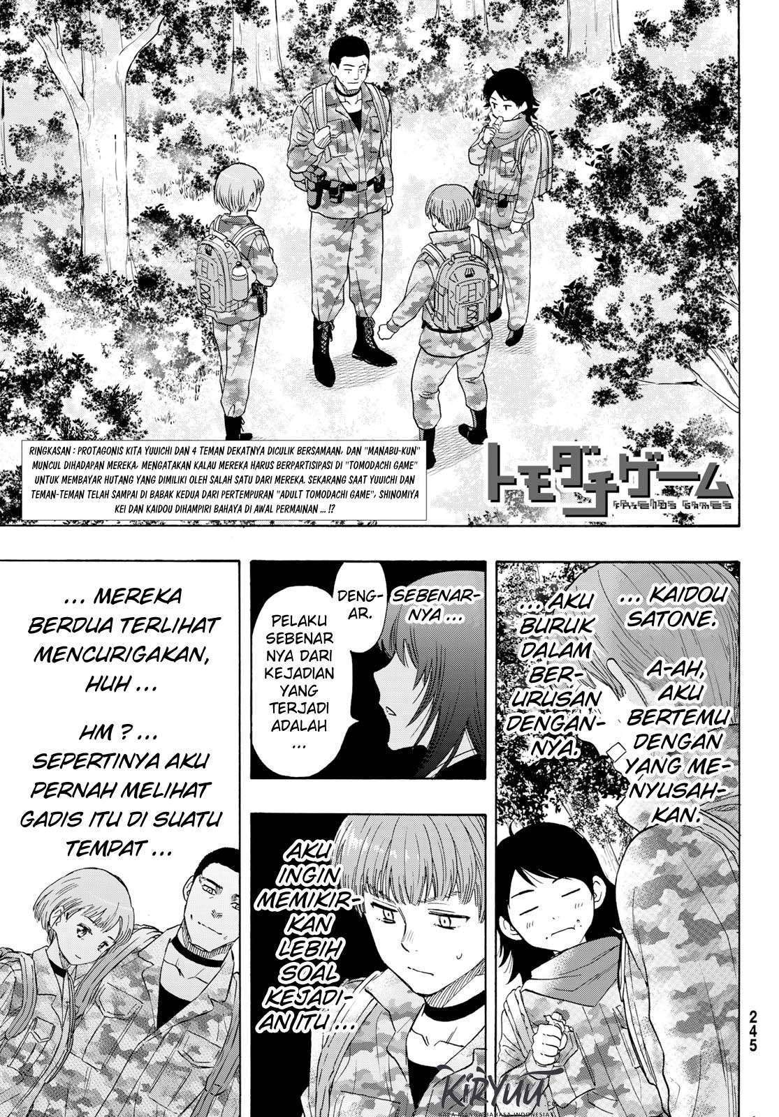 Tomodachi Game Chapter 69 Gambar 5