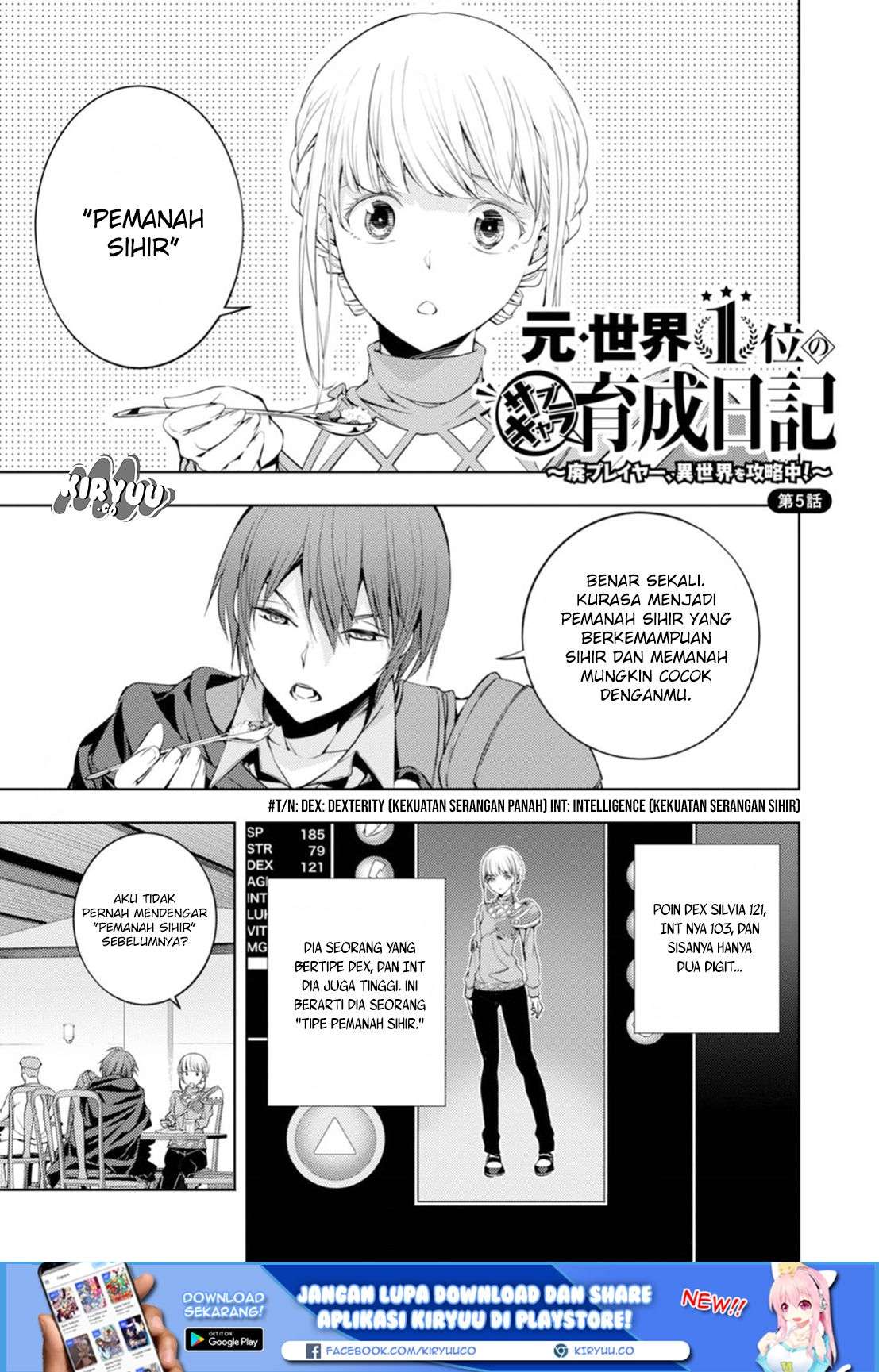 Baca Manga Moto Sekai Ichi’i Subchara Ikusei Nikki: Hai Player Isekai wo Kouryakuchuu! Chapter 5 Gambar 2