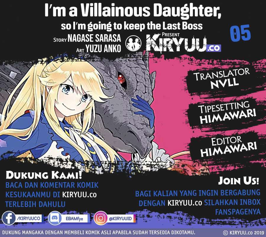 Baca Komik I’m a Villainous Daughter so I’m going to keep the Last Boss Chapter 5 Gambar 1