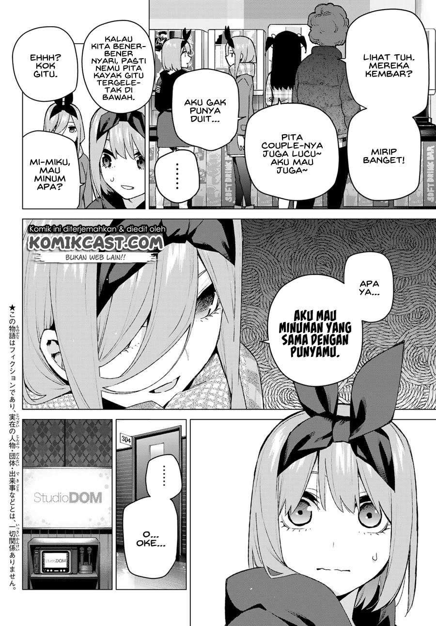 Go-toubun no Hanayome Chapter 116 Gambar 4