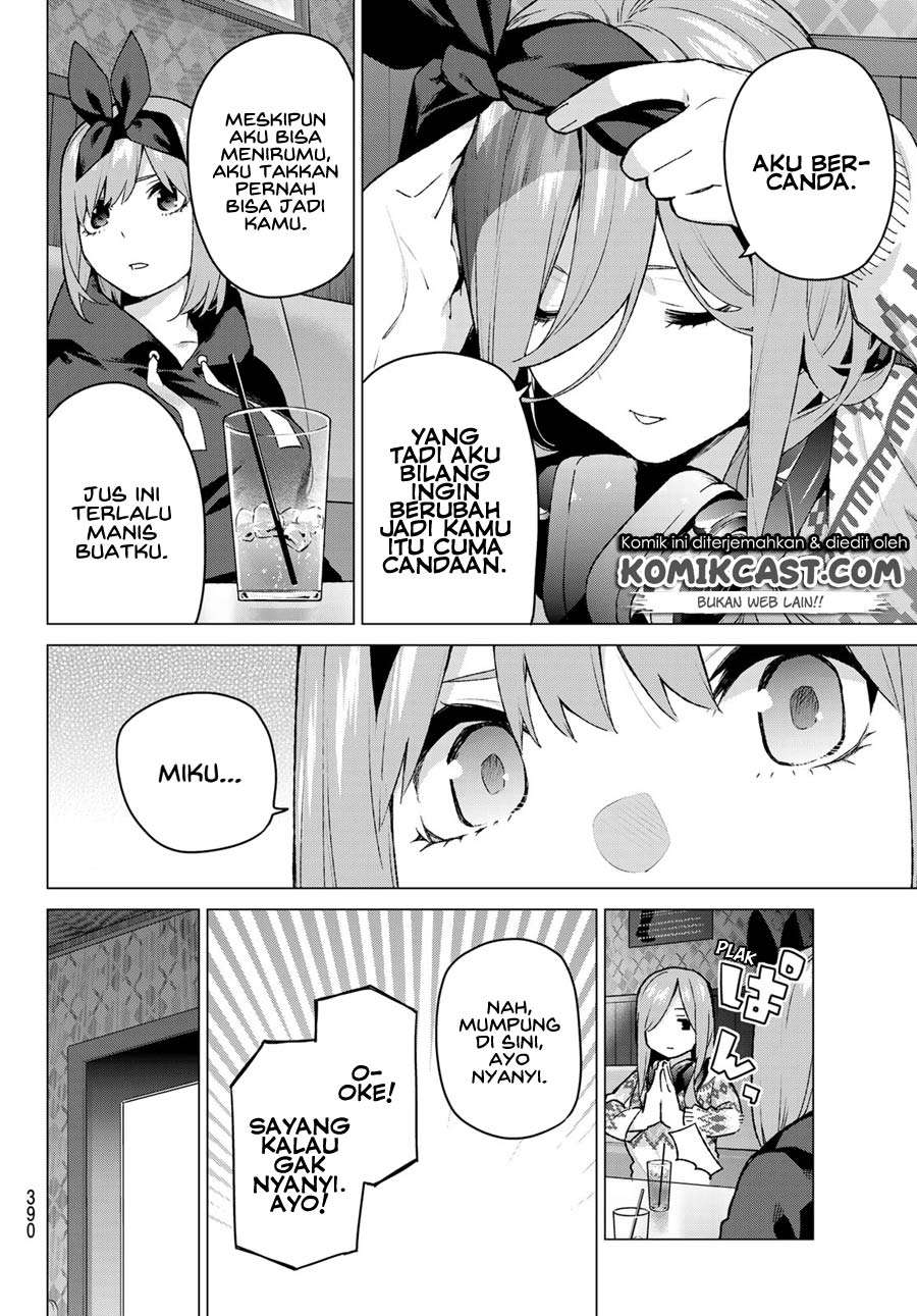 Go-toubun no Hanayome Chapter 116 Gambar 6