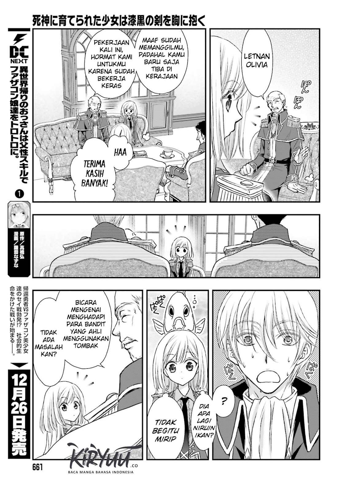 Shinigami ni Sodaterareta Shoujo wa Shikkoku no Tsurugi wo Mune ni Idaku Chapter 5 Gambar 9