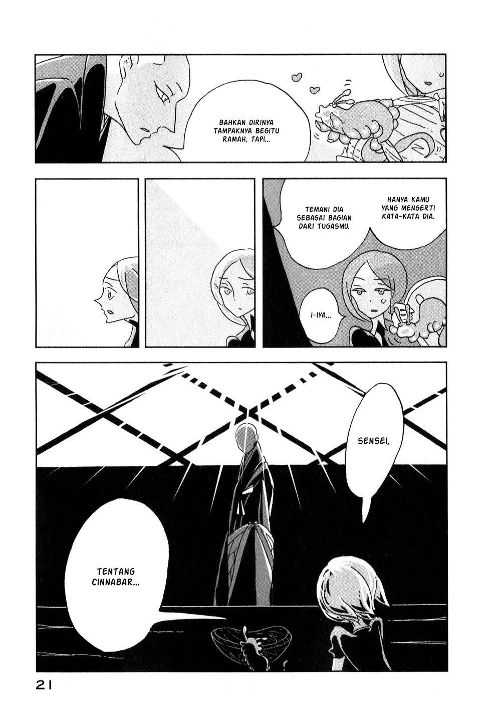 Houseki no Kuni Chapter 7 Gambar 22