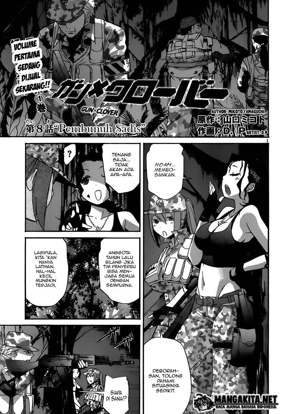 Baca Komik Gun x Clover Chapter 8 Gambar 1