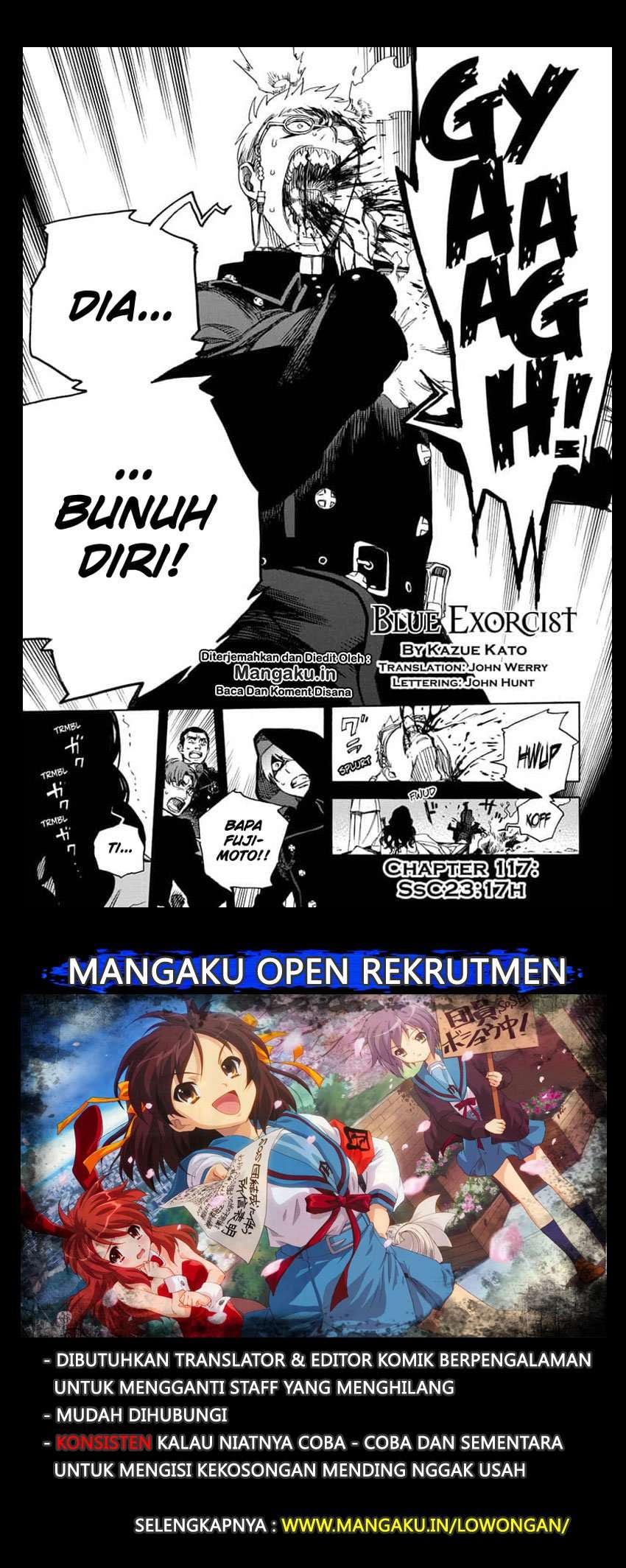 Baca Manga Ao no Exorcist Chapter 117 Gambar 2