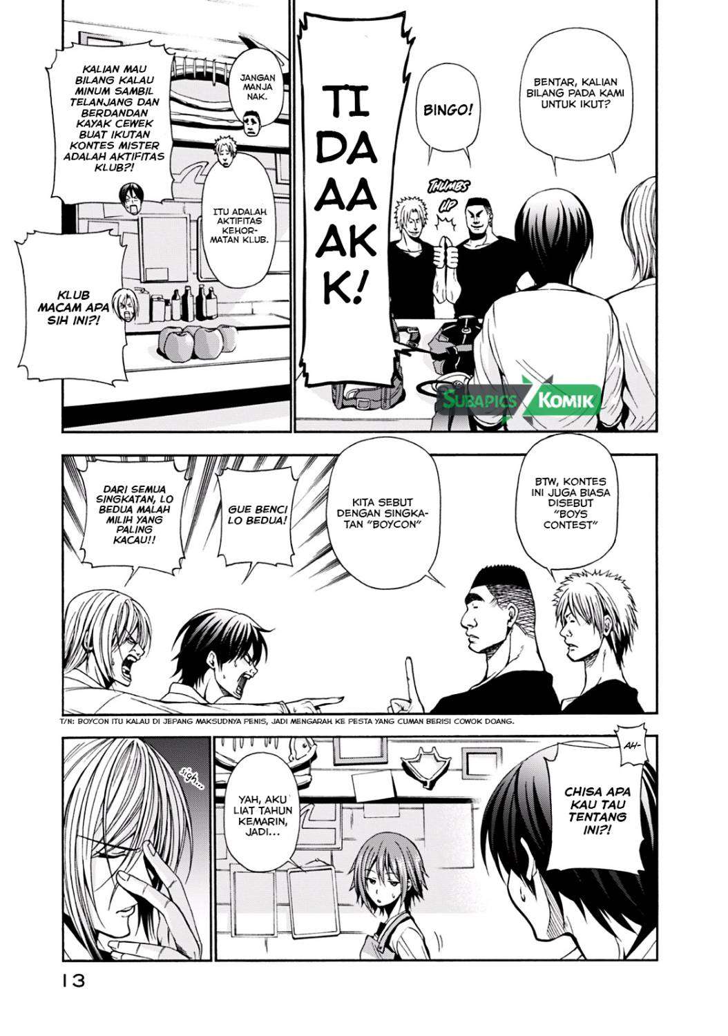 Grand Blue Chapter 5 Gambar 13