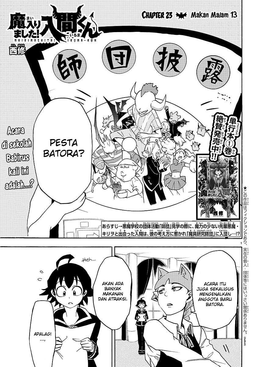 Baca Manga Mairimashita! Iruma-kun Chapter 23 Gambar 2