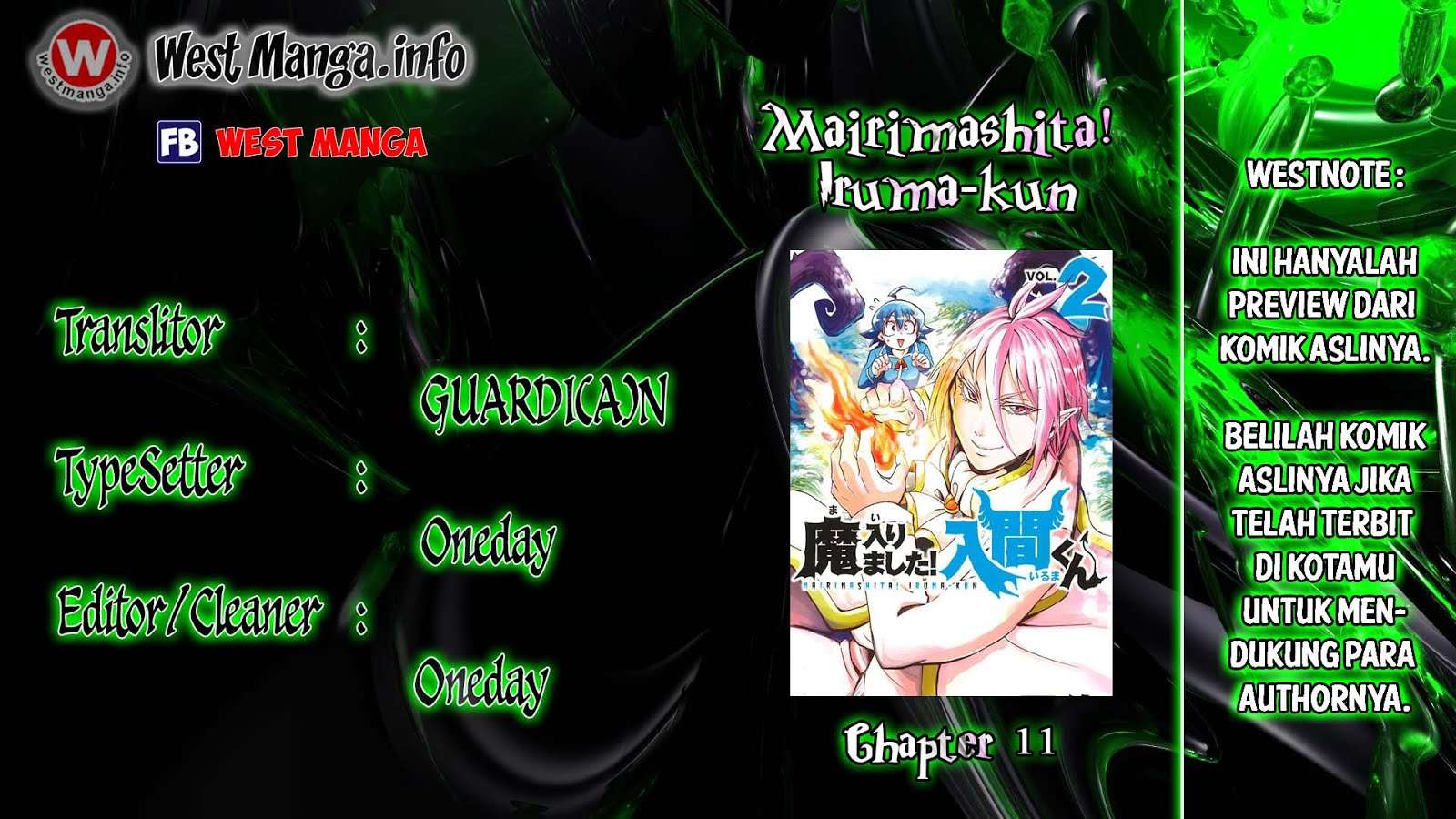 Baca Komik Mairimashita! Iruma-kun Chapter 11 Gambar 1