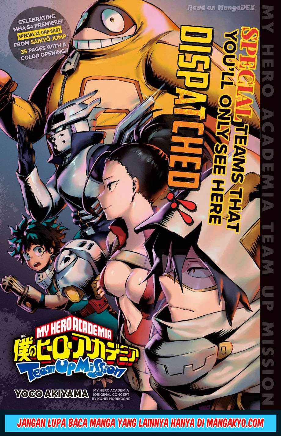 Baca Manga Boku no Hero Academia Team Up Mission Chapter 1.5 Gambar 2