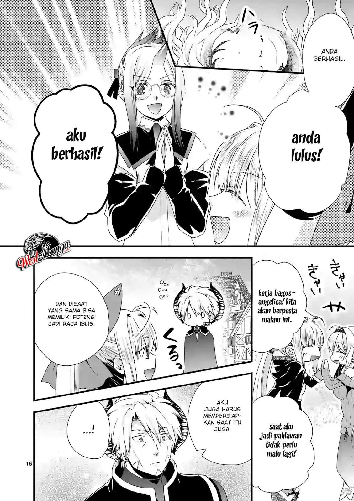 Maou desu Onna Yuusha no Hahaoya to Saikon Shita no de Onna Yuusha ga Giri no Musume ni Narimashita Chapter 20 Gambar 19