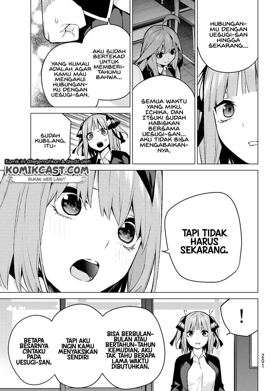 Go-toubun no Hanayome Chapter 118 Gambar 10