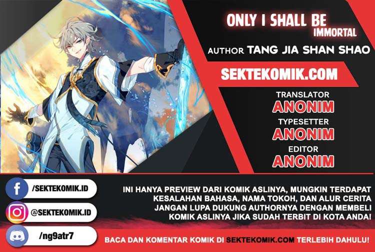 Baca Komik Only I Shall be Immortal Chapter 3 Gambar 1