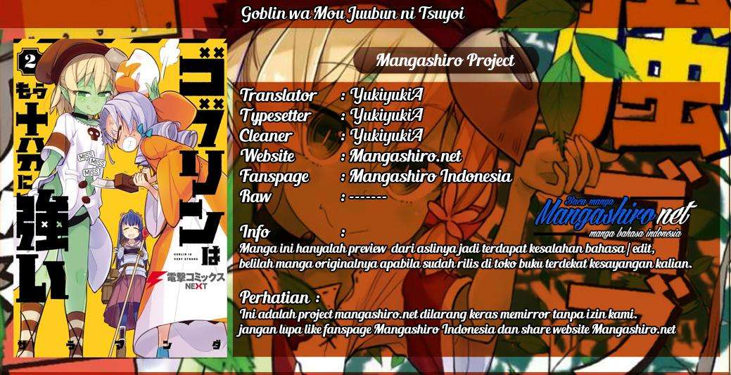 Baca Komik Goblin wa Mou Juubun ni Tsuyoi Chapter 7 Gambar 1