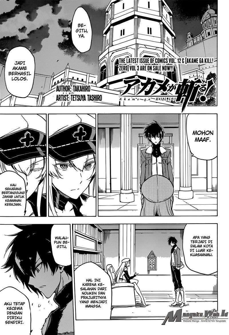 Baca Komik Akame ga Kill! Chapter 63 Gambar 1