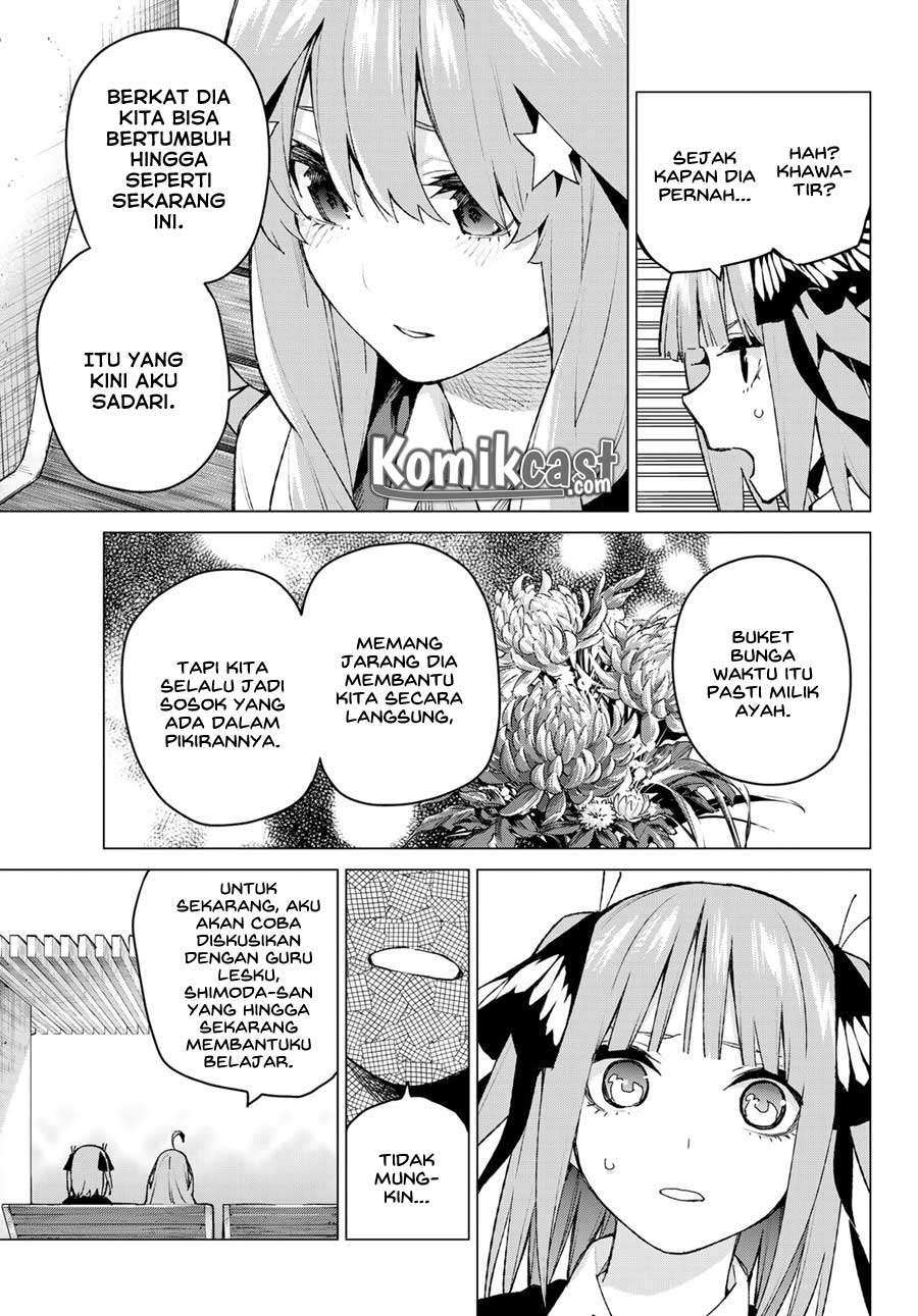 Go-toubun no Hanayome Chapter 97 Gambar 17