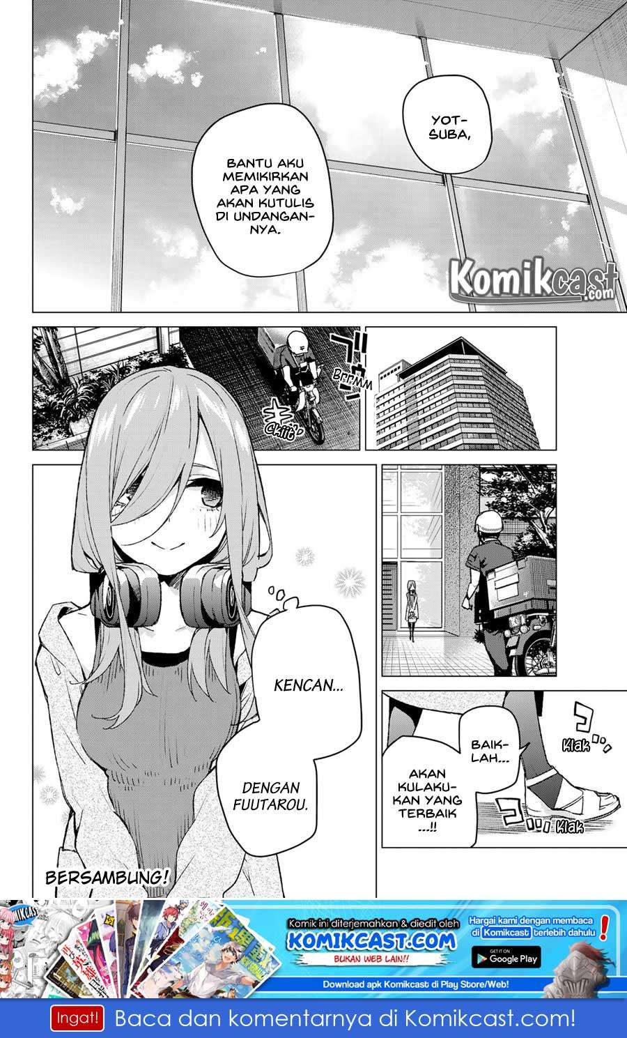 Go-toubun no Hanayome Chapter 97 Gambar 25