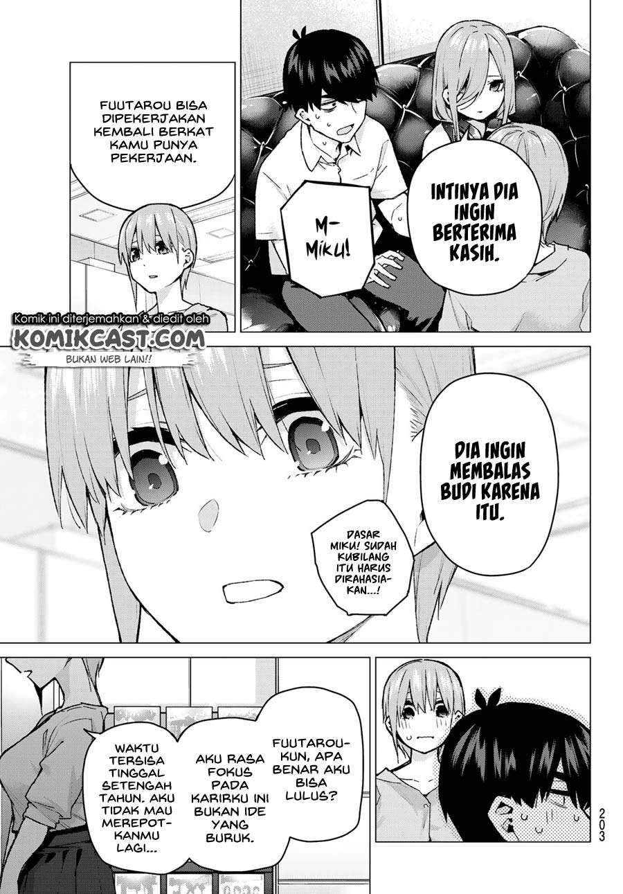 Go-toubun no Hanayome Chapter 95 Gambar 13