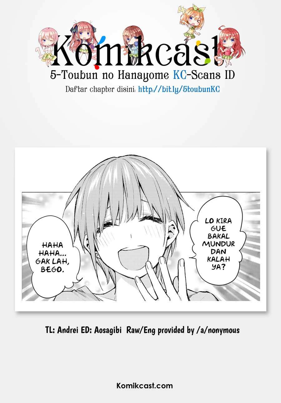 Go-toubun no Hanayome Chapter 95 Gambar 23