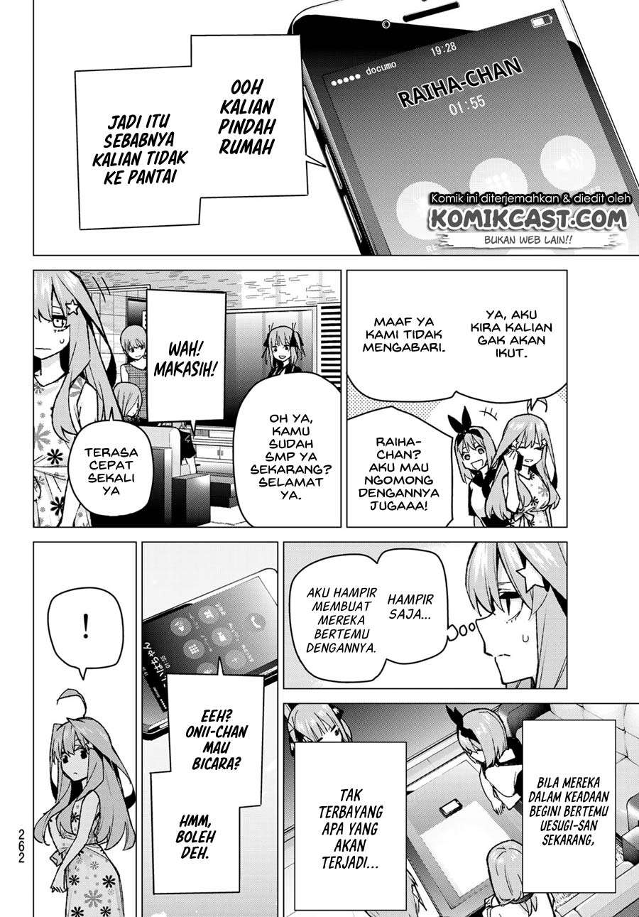 Go-toubun no Hanayome Chapter 91 Gambar 20