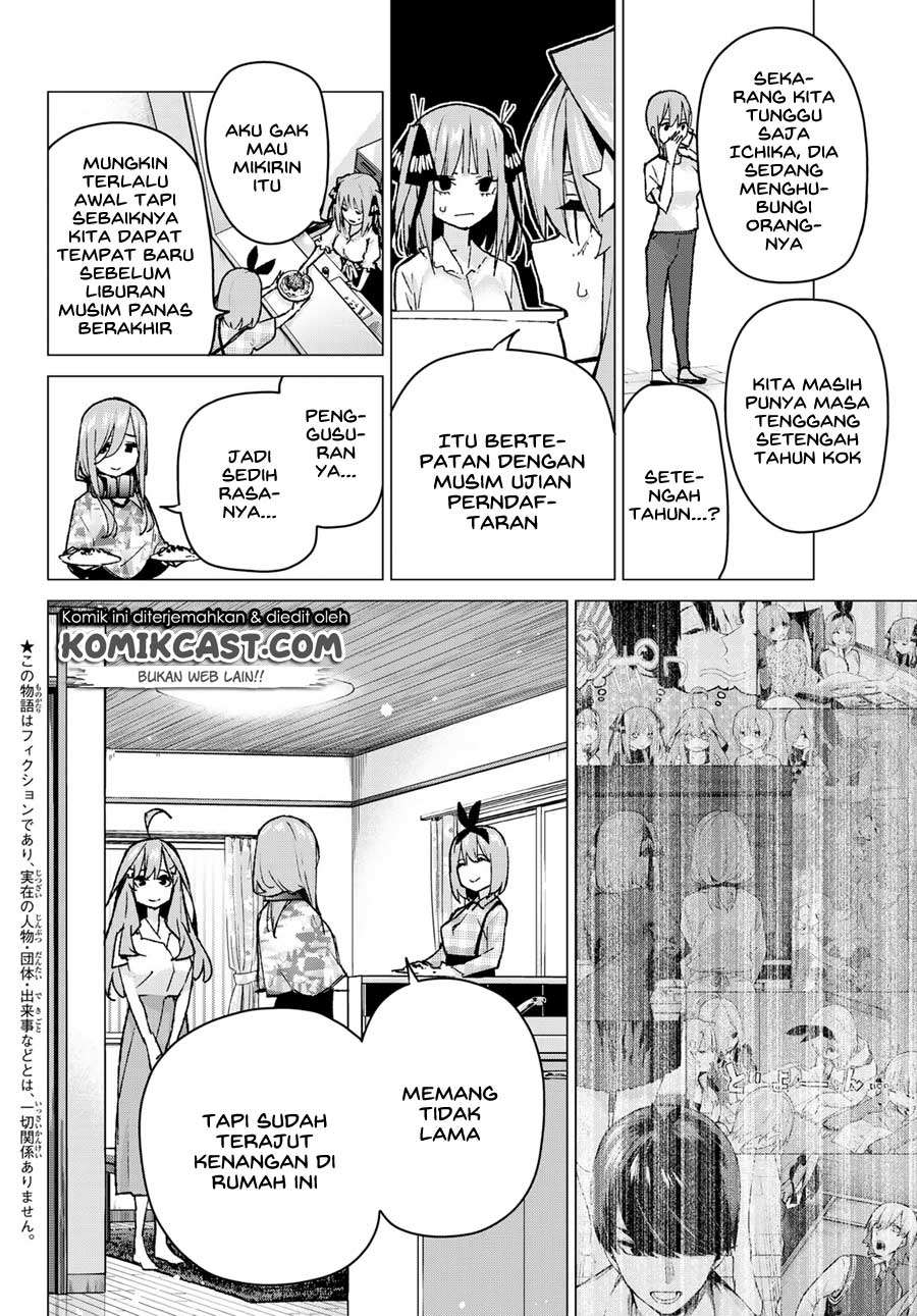 Go-toubun no Hanayome Chapter 91 Gambar 4