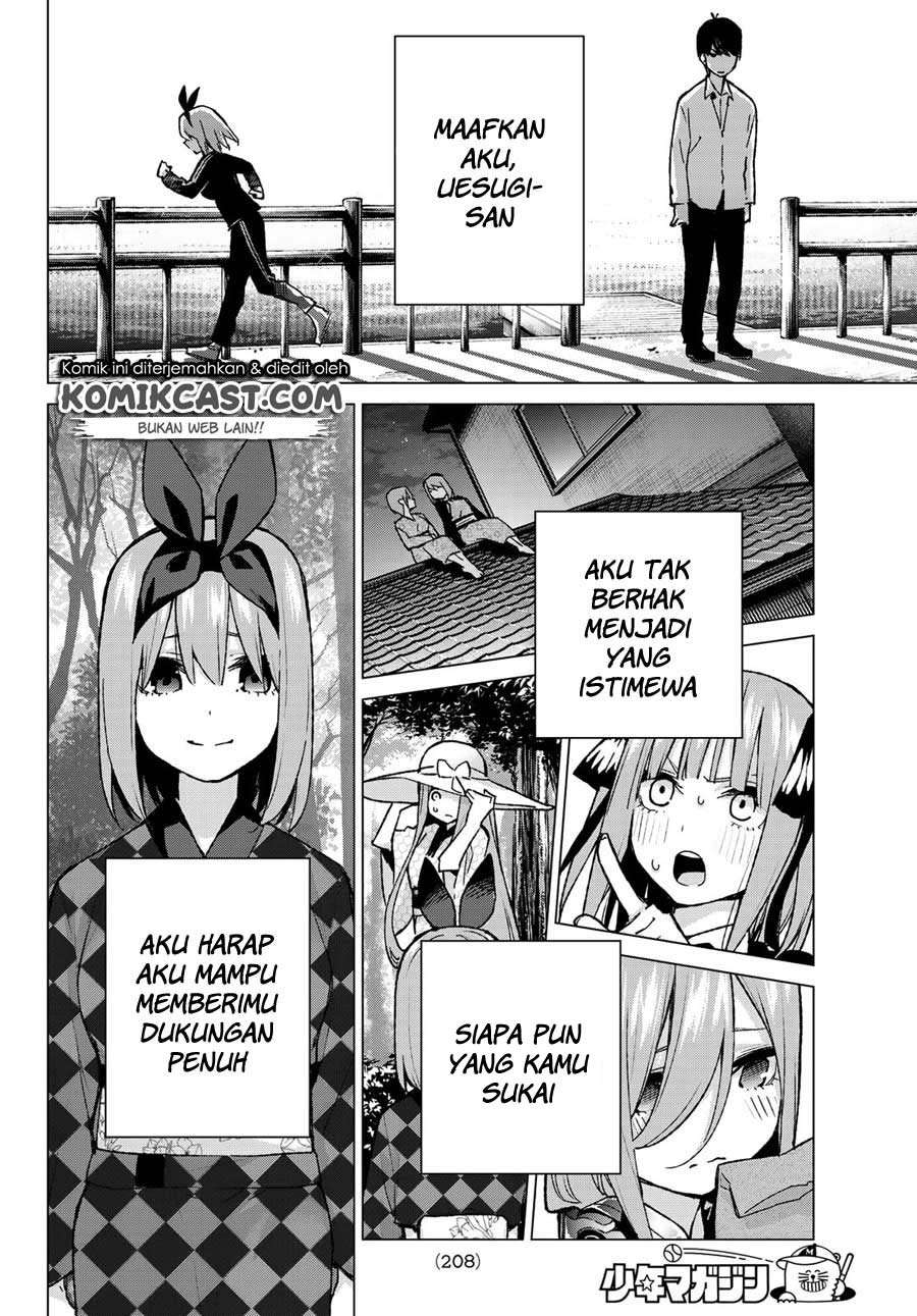 Go-toubun no Hanayome Chapter 90 Gambar 14