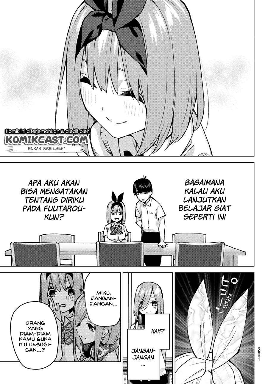 Go-toubun no Hanayome Chapter 90 Gambar 7