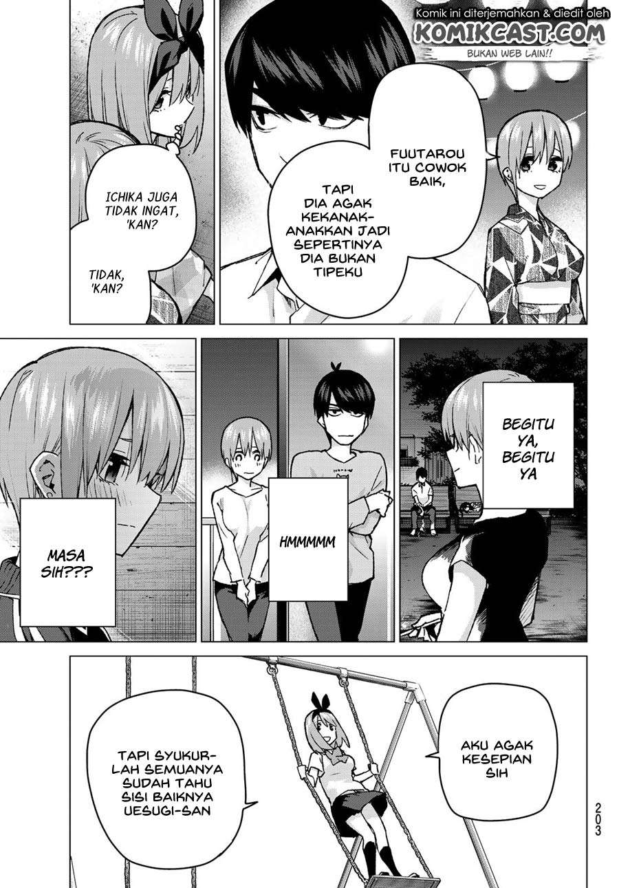 Go-toubun no Hanayome Chapter 90 Gambar 9