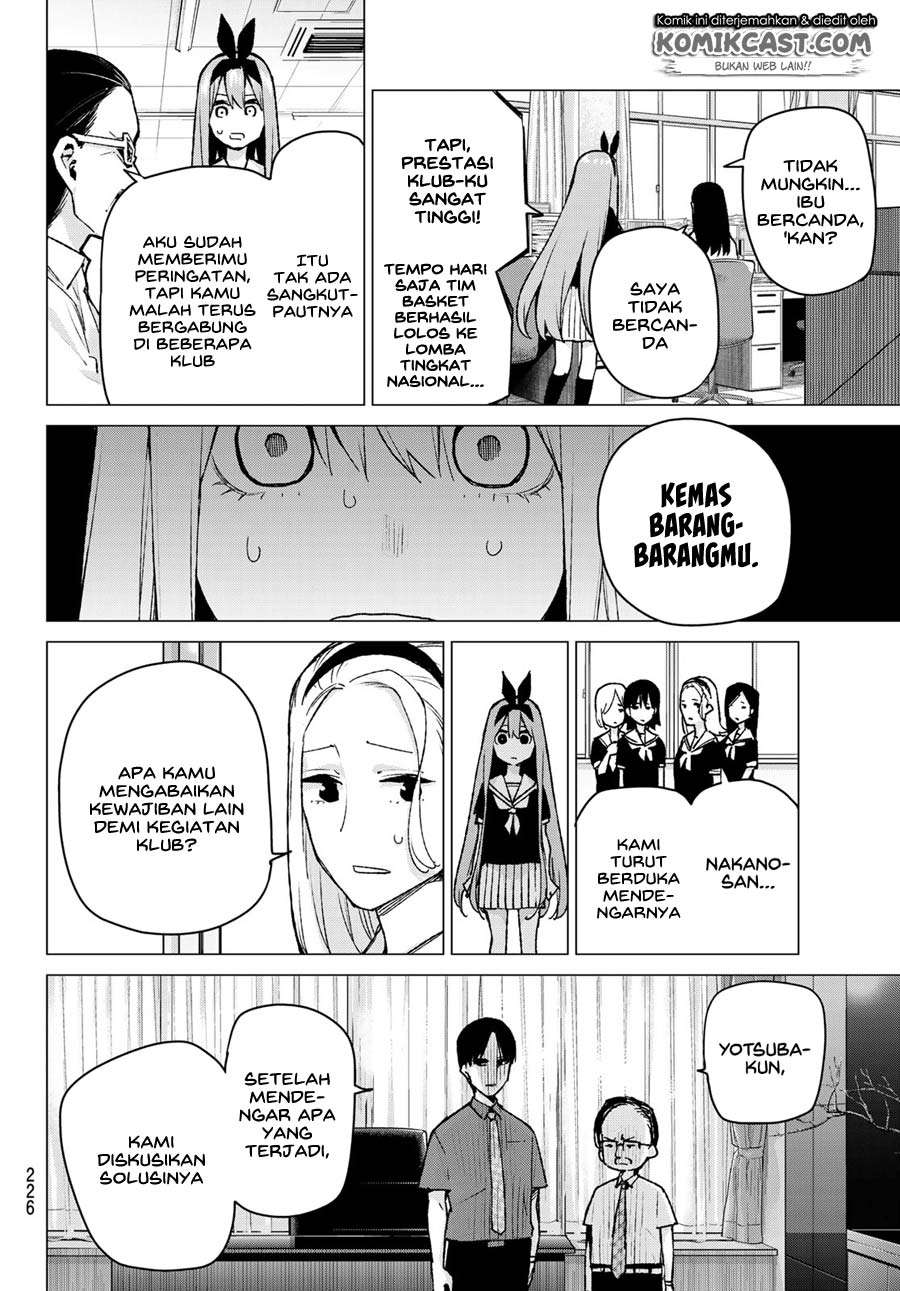 Go-toubun no Hanayome Chapter 89 Gambar 14