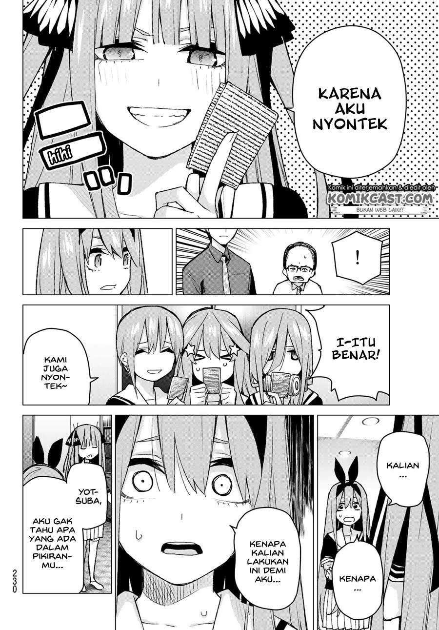 Go-toubun no Hanayome Chapter 89 Gambar 17