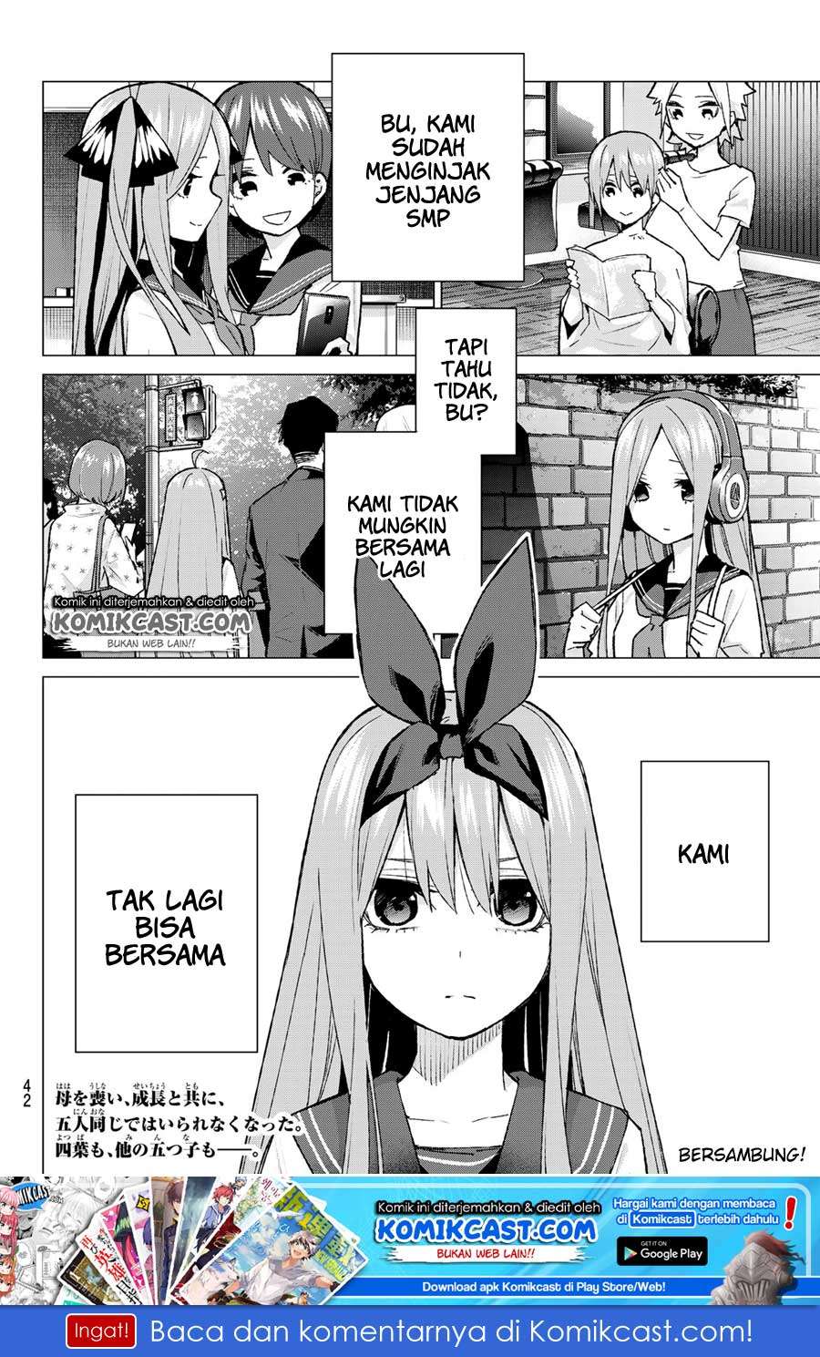 Go-toubun no Hanayome Chapter 88 Gambar 28