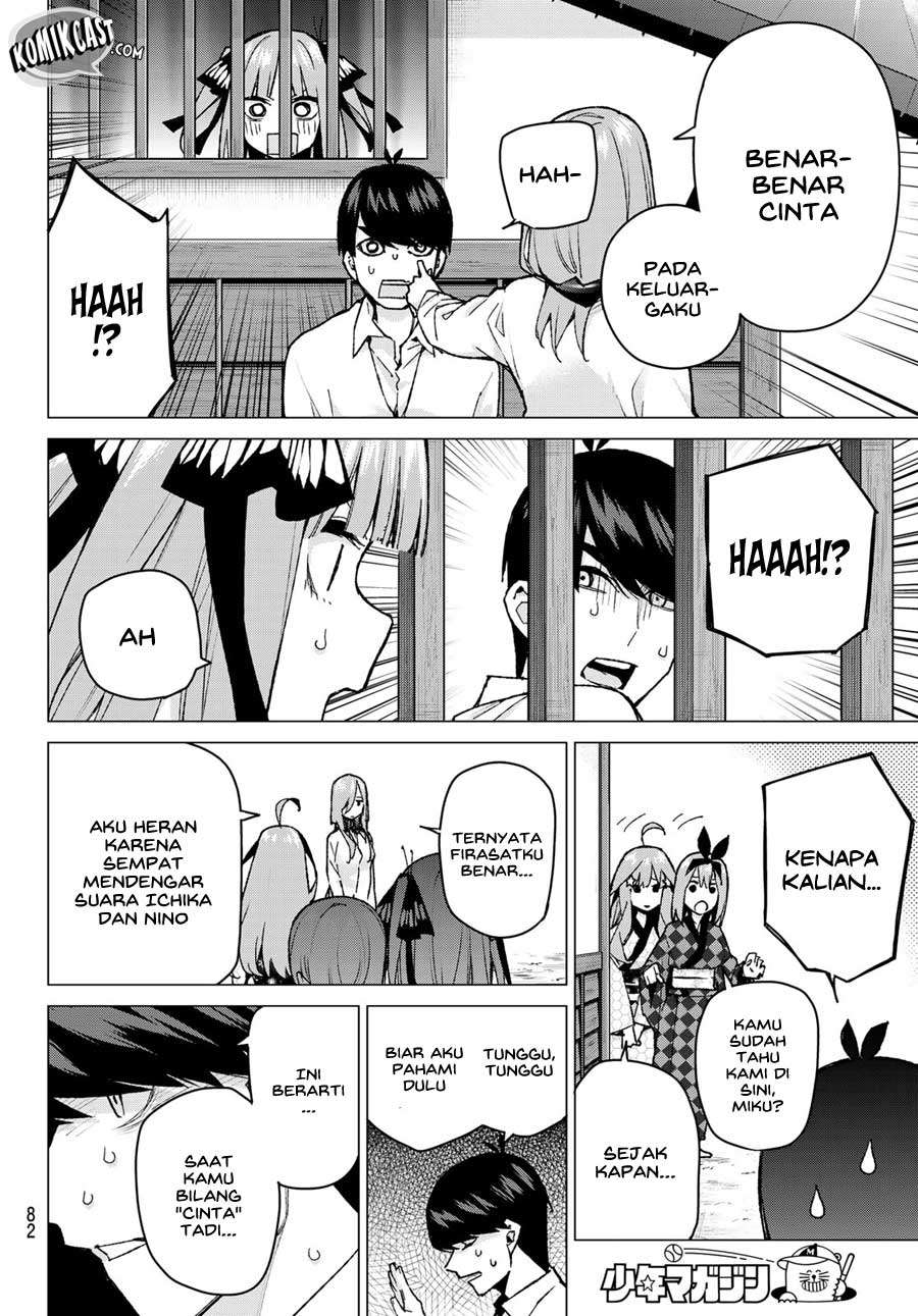 Go-toubun no Hanayome Chapter 86 Gambar 4