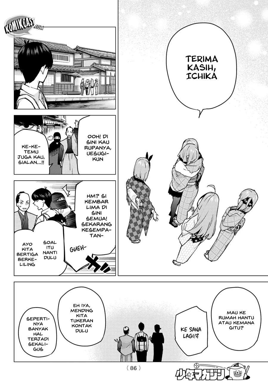 Go-toubun no Hanayome Chapter 86 Gambar 8