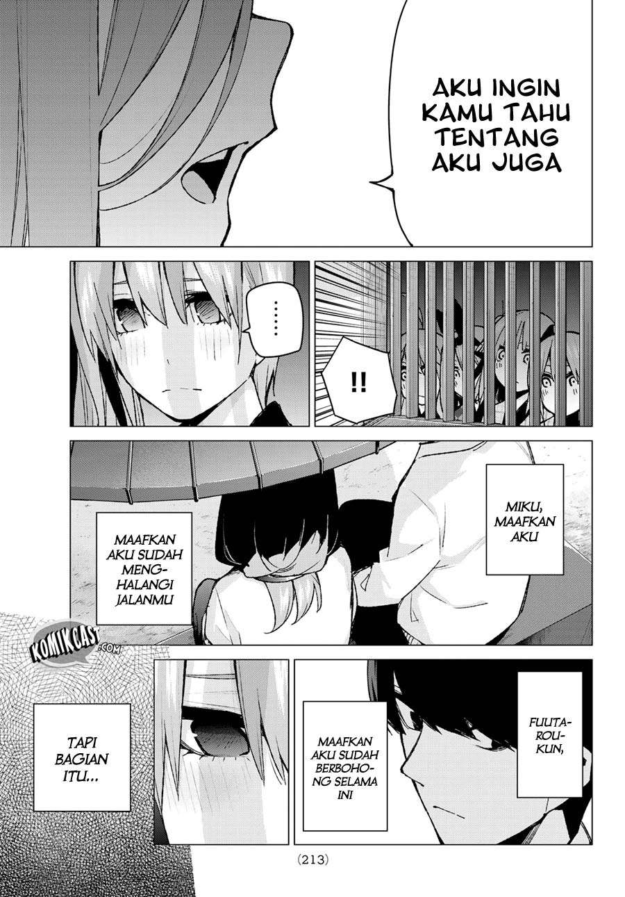 Go-toubun no Hanayome Chapter 85 Gambar 15