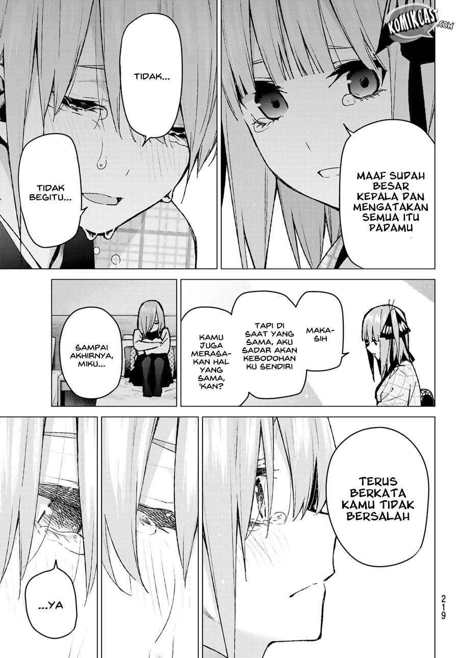 Go-toubun no Hanayome Chapter 85 Gambar 20