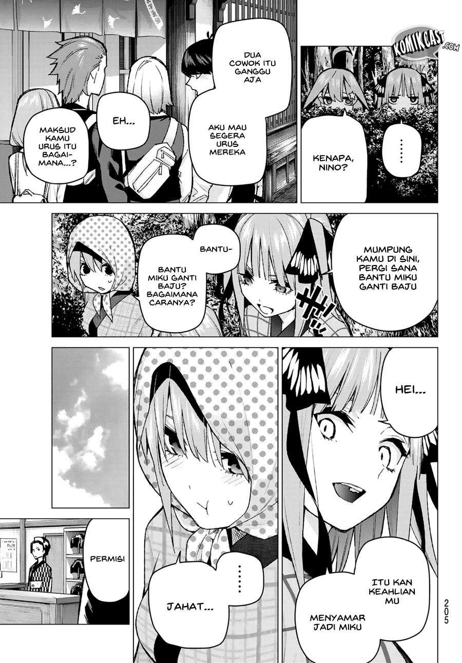 Go-toubun no Hanayome Chapter 85 Gambar 7